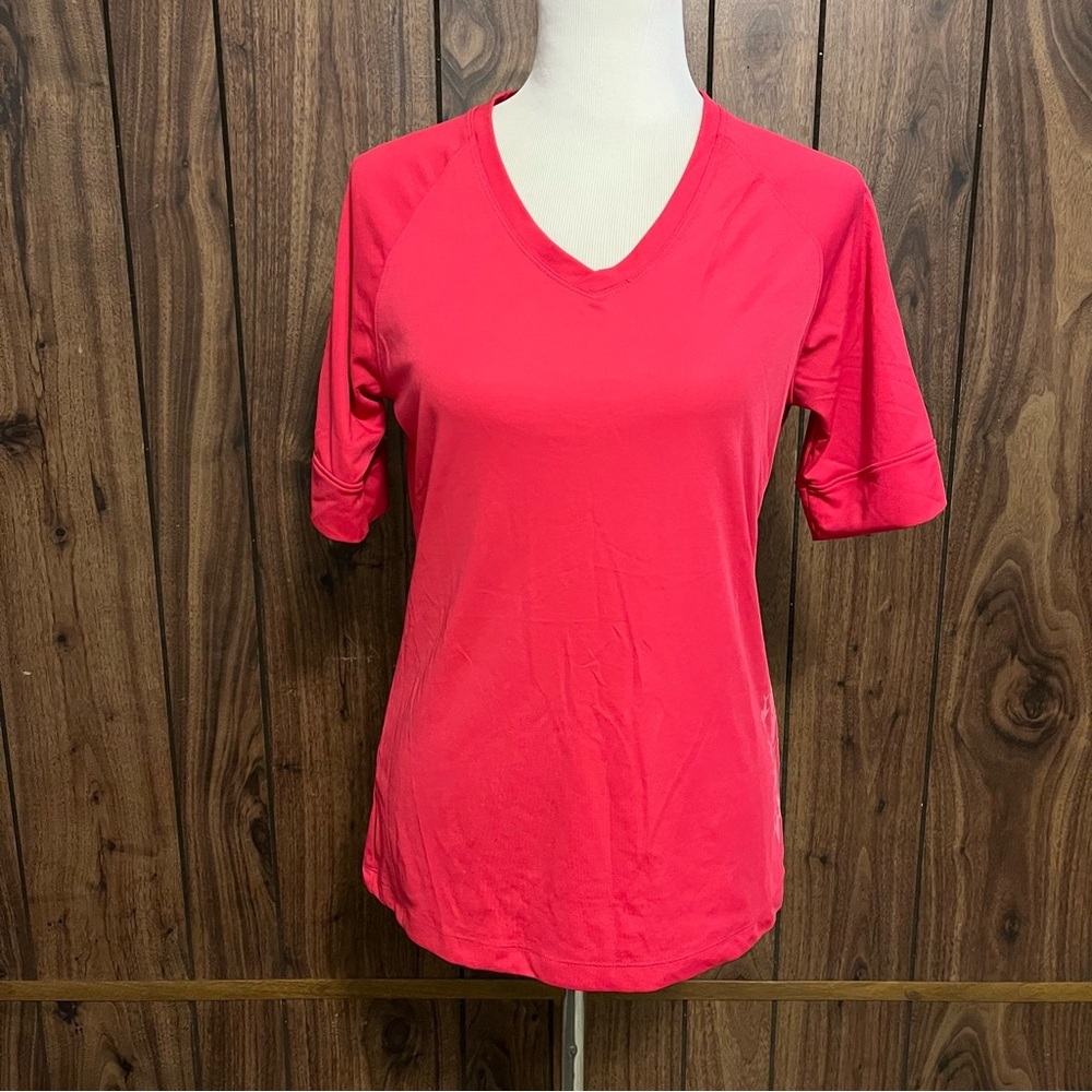 Columbia Pink Sportswear Omni Shade Sun Protection Outdoor Short Sleeve Tshirt M